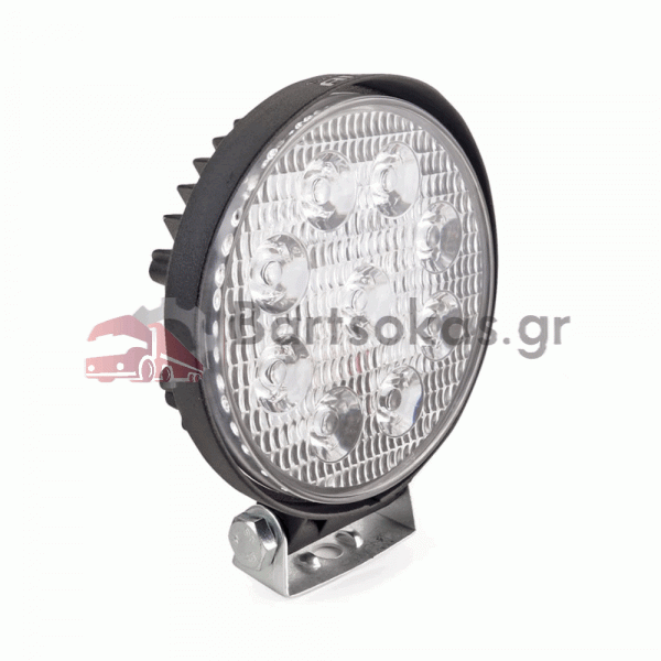 ΠΡΟΒΟΛΕΑΣ 9LED 9-36V 2160lm 6000k Φ110mm