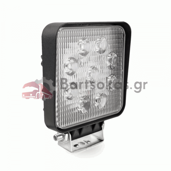 ΠΡΟΒΟΛΕΑΣ 9LED 9-36V 2160lm 6000k 110x110mm