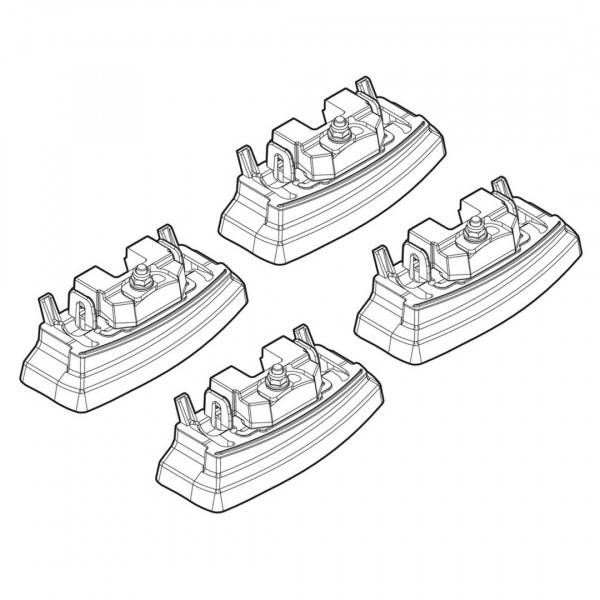 MERCEDES A-KLAS W176 10/12+ KIT ΑΚΡΑ (ΠΟΔΙΑ) ΓΙΑ ΜΠΑΡΕΣ NORDRIVE