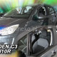 CITROEN C3 2 5D 2009-2017 ΖΕΥΓΑΡΙ ΑΝΕΜΟΘΡΑΥΣΤΕΣ ΑΠΟ ΕΥΚΑΜΠΤΟ ΦΙΜΕ ΠΛΑΣΤΙΚΟ HEKO - 2 ΤΕΜ.