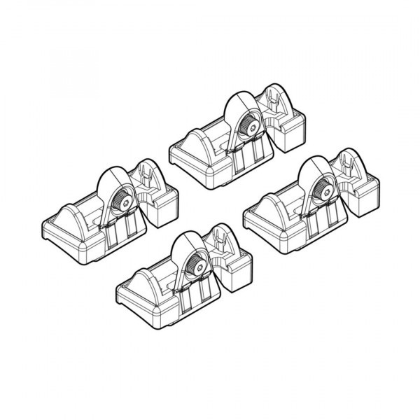 VW PASSAT 03/05-12/10 KIT ΑΚΡΑ (ΠΟΔΙΑ) ΓΙΑ ΜΠΑΡΕΣ NORDRIVE