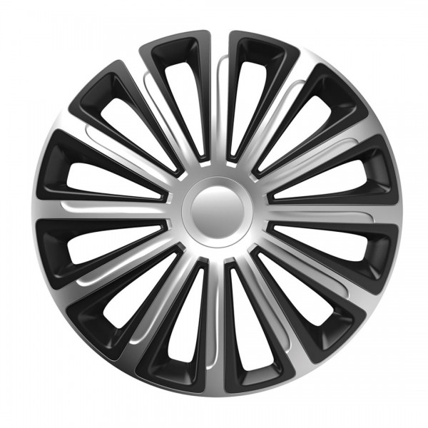 ΤΑΣΙ 15" HUBCAP TREND SILVER BLACK - - AMIO ΣΕΤ 4ΤΕΜ ΣΕ KOYTI