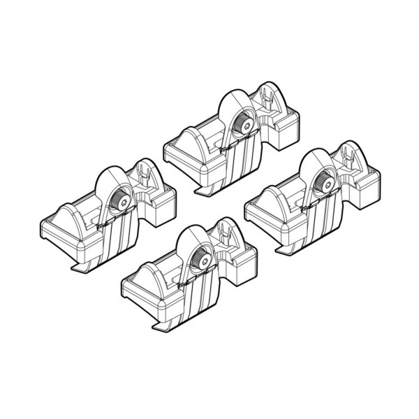 VOLVO S40 01/04+ KIT ΑΚΡΑ (ΠΟΔΙΑ) ΓΙΑ ΜΠΑΡΕΣ NORDRIVE