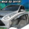 FORD C-MAX 5D 2011+ / GRAND C-MAX 5D 2011+ ΖΕΥΓΑΡΙ ΑΝΕΜΟΘΡΑΥΣΤΕΣ ΑΠΟ ΕΥΚΑΜΠΤΟ ΦΙΜΕ ΠΛΑΣΤΙΚΟ HEKO - 2 ΤΕΜ.