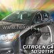 CITROEN C4 2 5D 2010+ ΖΕΥΓΑΡΙ ΑΝΕΜΟΘΡΑΥΣΤΕΣ ΑΠΟ ΕΥΚΑΜΠΤΟ ΦΙΜΕ ΠΛΑΣΤΙΚΟ HEKO - 2 ΤΕΜ.