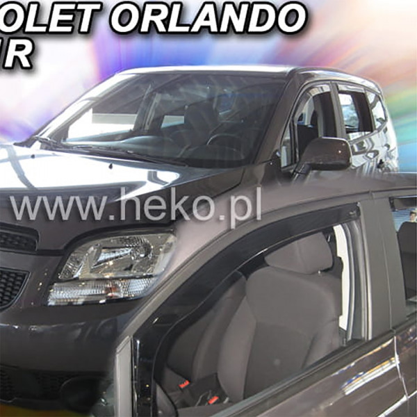 CHEVROLET ORLANDO 5D 2011+ ΖΕΥΓΑΡΙ ΑΝΕΜΟΘΡΑΥΣΤΕΣ ΑΠΟ ΕΥΚΑΜΠΤΟ ΦΙΜΕ ΠΛΑΣΤΙΚΟ HEKO - 2 ΤΕΜ.