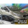 KIA CEED II 5D 05/2012+ ΖΕΥΓΑΡΙ ΑΝΕΜΟΘΡΑΥΣΤΕΣ ΑΠΟ ΕΥΚΑΜΠΤΟ ΦΙΜΕ ΠΛΑΣΤΙΚΟ HEKO - 2 ΤΕΜ.