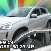 CITROEN C4 AIRCROSS 5D 2012+ ΖΕΥΓΑΡΙ ΑΝΕΜΟΘΡΑΥΣΤΕΣ ΑΠΟ ΕΥΚΑΜΠΤΟ ΦΙΜΕ ΠΛΑΣΤΙΚΟ HEKO - 2 ΤΕΜ.