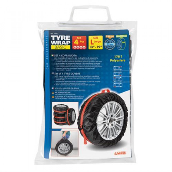 ΤΣΑΝΤΕΣ ΜΕΤΑΦΟΡΑΣ 4 ΕΛΑΣΤΙΚΩΝ TYRE WRAP BASIC (L) 13-19 INCH