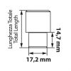 Μπουλόνια Ασφαλείας 12x1,5 15/35mm (21) ίσια ULTRA HIGHT SECURITY J030