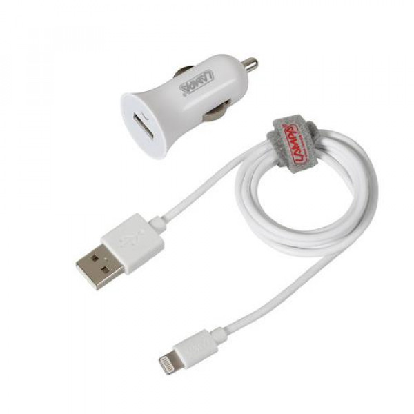 Καλώδιο Φορτισης / Συγχρονισμού USB για Apple 100cm 8pin με αντάπτορα USB αναπτήρα