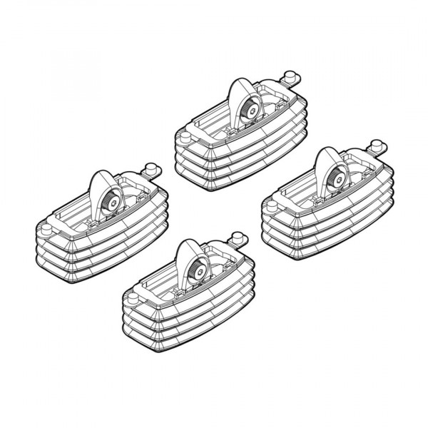 SEAT LEON 03/00-08/05 KIT ΑΚΡΑ (ΠΟΔΙΑ) ΓΙΑ ΜΠΑΡΕΣ NORDRIVE