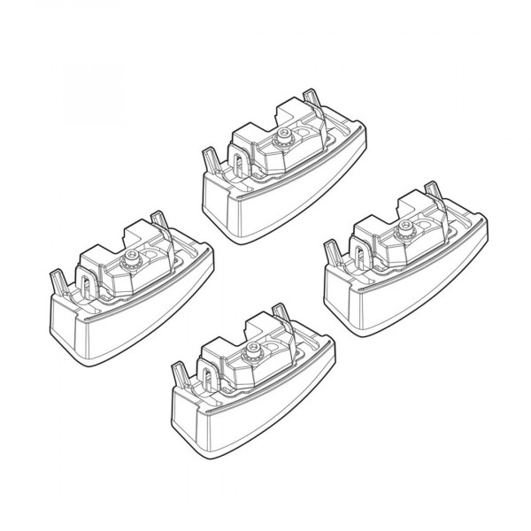 FIAT PANDA 2/12+ KIT ΑΚΡΑ (ΠΟΔΙΑ) ΓΙΑ ΜΠΑΡΕΣ NORDRIVE