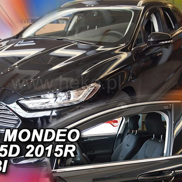 FORD MONDEO MK5 5D HTB / WAGON 2015+ ΖΕΥΓΑΡΙ ΑΝΕΜΟΘΡΑΥΣΤΕΣ ΑΠΟ ΕΥΚΑΜΠΤΟ ΦΙΜΕ ΠΛΑΣΤΙΚΟ HEKO - 2 ΤΕΜ.