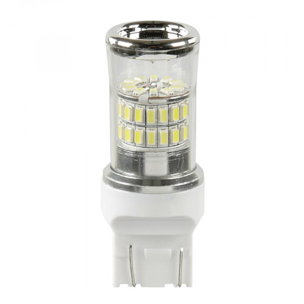 W21W (T20) 12V MEGA-LED48 6.500K 370lm W3x16d ΔΙΑΘΛΑΣΗΣ (ΚΑΡΦΩΤΟ-ΔΙΠΛΗΣ ΠΟΛΙΚΟΤΗΤΑΣ) BLISTER 1ΤΕΜ.