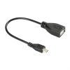 Αντάπτορας USB 12V με θύρα  5V USB σε MICRO USB με καλώδιο 20cm