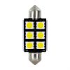 Λαμπάκια Πλαφονιέρας 24-30V SV8,5-8 15x39mm 108lm HYPER-LED18 (Διπλής Πολικότητας) BLISTER 2τεμ