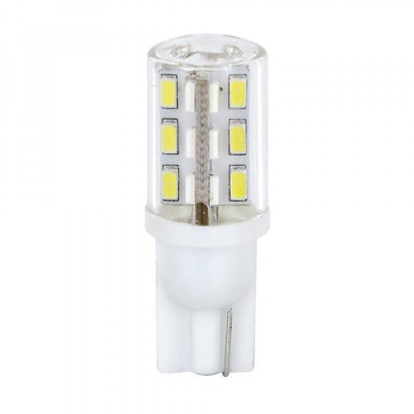 T10 10-30V W2,1x9,5d 175lm (καρφωτό) Λευκό Διάθλασης MEGA-LED 45 CREE-LED BLISTER 2τεμ.