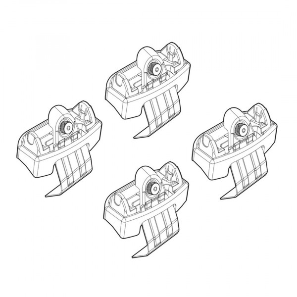 SCODA SCALA 5D 06/19+ KIT ΑΚΡΑ (ΠΟΔΙΑ) ΓΙΑ ΜΠΑΡΕΣ NORDRIVE