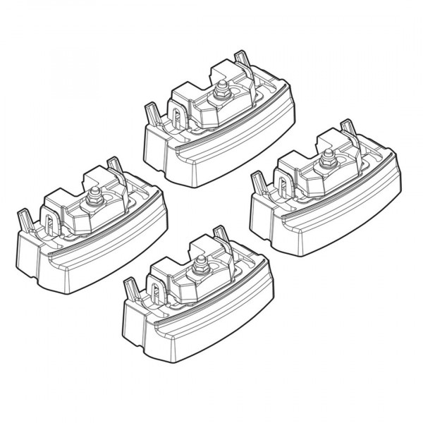 MERCEDES CLA C117 4D 02/13+ KIT ΑΚΡΑ (ΠΟΔΙΑ) ΓΙΑ ΜΠΑΡΕΣ NORDRIVE