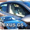 LEXUS GS IV 250 4D 2012+ ΣΕΤ ΑΝΕΜΟΘΡΑΥΣΤΕΣ ΑΥΤΟΚΙΝΗΤΟΥ ΑΠΟ ΕΥΚΑΜΠΤΟ ΦΙΜΕ ΠΛΑΣΤΙΚΟ HEKO - 4 ΤΕΜ.