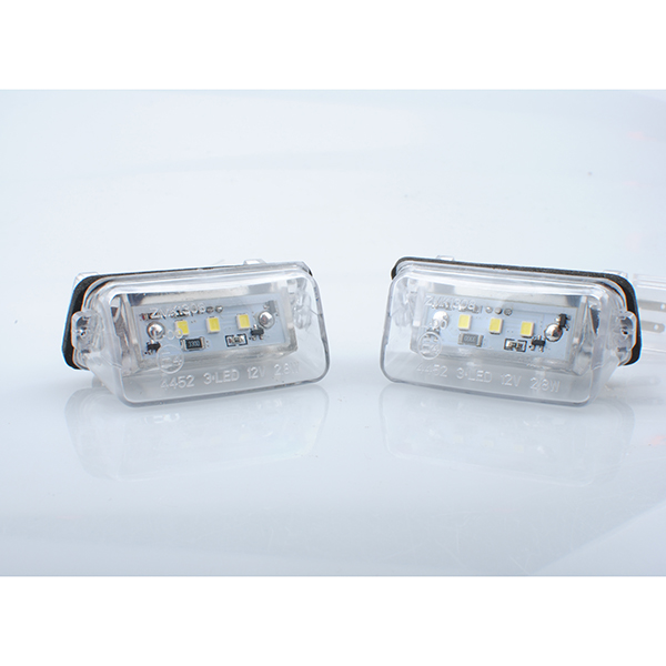 PEUGEOT 206/207/206/307/406/407 CITROEN C3/C4/C5/SAXO ΦΩΣ ΠΙΝΑΚΙΔΑΣ LED 2ΤΕΜ.