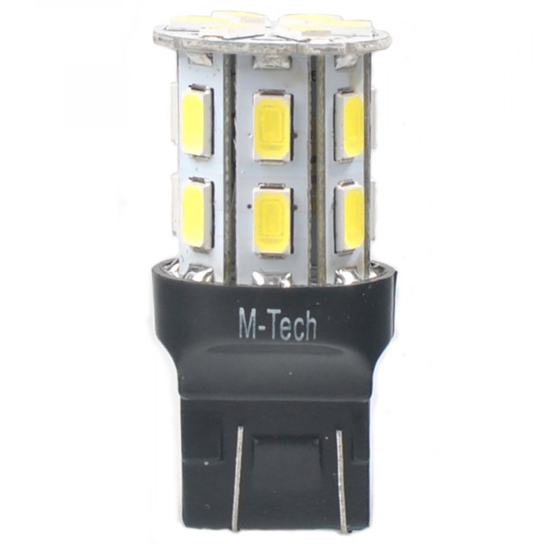 T20 12V W21W W3x16d LED 21xSMD5630 6W PREMIUM ΛΕΥΚΟ 1ΤΕΜ.