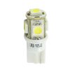 W5W 12V T10 W2,1x9,5d LED 5xSMD5050 ΛΕΥΚΟ (ΚΑΡΦΩΤΟ ΑΚΑΛΥΚΟ) BLISTER 2ΤΕΜ.