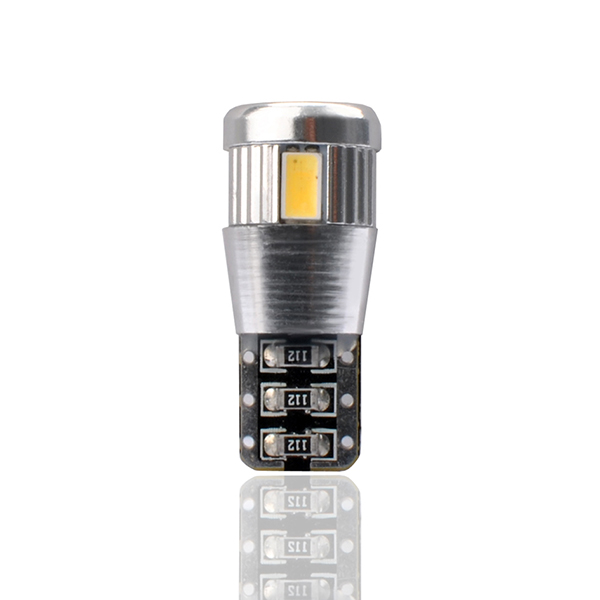 W5W 12V T10 W2,1x9,5d LED 6xSMD5730 ΛΕΥΚΟ (ΚΑΡΦΩΤΟ CAN-BUS) 2ΤΕΜ.