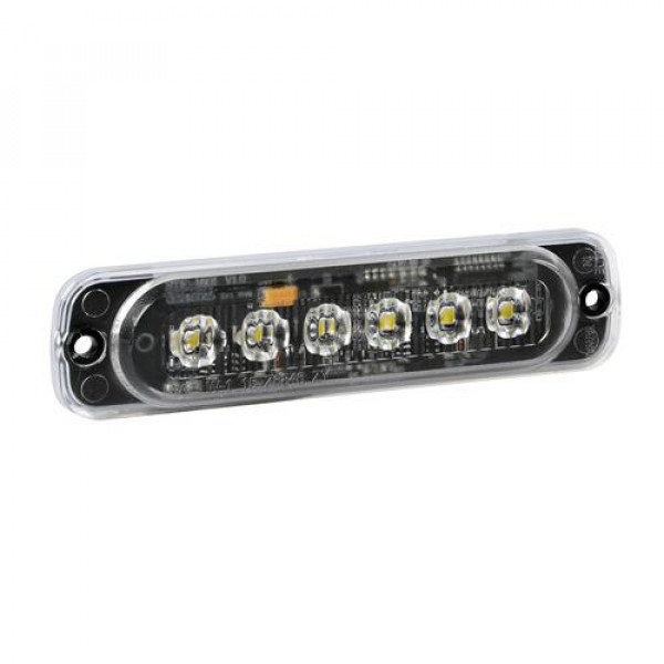 ΣΤΡΟΜΠΟ ΠΟΡΤΟΚΑΛΙ LS1 12/24V ΜΕ 6 LED 19 ΧΡΗΣΕΩΝ ΑΔΙΑΒΡΟΧΟ 113x28mm 1ΤΕΜ.