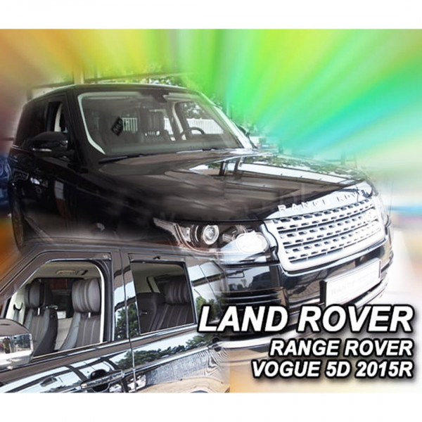 LAND ROVER RANGE ROVER VOGUE IV 5D 2012+ ΣΕΤ ΑΝΕΜΟΘΡΑΥΣΤΕΣ ΑΥΤΟΚΙΝΗΤΟΥ ΑΠΟ ΕΥΚΑΜΠΤΟ ΦΙΜΕ ΠΛΑΣΤΙΚΟ HEKO - 4 ΤΕΜ.