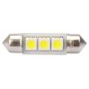 ΛΑΜΠΑΚΙΑ ΠΛΑΦΟΝΙΕΡΑΣ C5W/C10W 12V 0,72W SV8,5 36mm CAN-BUS LED 3xSMD5050 PREMIUM ΛΕΥΚΟ BLISTER 2ΤΕΜ