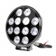 ΠΡΟΒΟΛΕΑΣ ORION 9-36V 12LED 120W 8.400LM 6.000K 215mm ΜΑΥΡΟΣ ΑΔΙΑΒΡΟΧΟΣ 1ΤΕΜ.