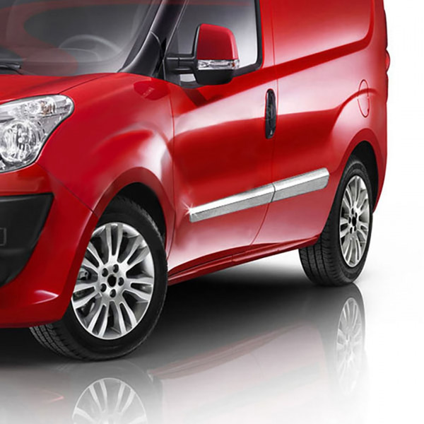 FIAT DOBLO 2010+ ΔΙΑΚΟΣΜΗΤΙΚΗ ΦΑΣΑ ΠΟΡΤΑΣ ΧΡΩΜΙΟ ΜΕΤΑΛΛΙΚΗ 4ΤΕΜ.