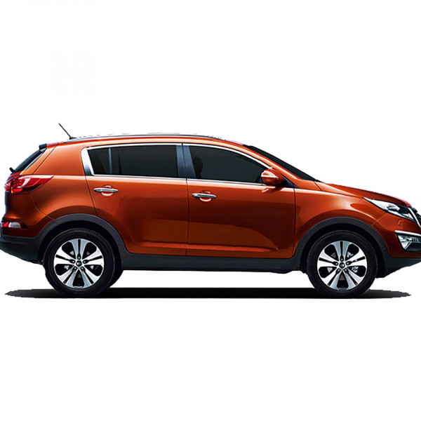 KIA SPORTAGE 5D 2010-2016 ΔΙΑΚΟΣΜΗΤΙΚΟ TRIM ΠΑΡΑΘΥΡΩΝ ΧΡΩΜΙΟ 8ΤΕΜ.