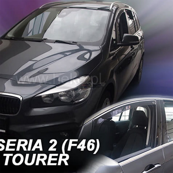 BMW ΣΕΙΡΑ 2 F46 GRAN TOURER 5D 2015+ ΖΕΥΓΑΡΙ ΑΝΕΜΟΘΡΑΥΣΤΕΣ ΑΠΟ ΕΥΚΑΜΠΤΟ ΦΙΜΕ ΠΛΑΣΤΙΚΟ HEKO - 2 ΤΕΜ.