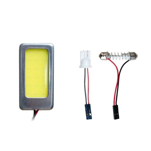 ΠΛΑΦΟΝΙΕΡΑ ΑΝΤΑΠΤΟΡΑΣ LED COB LIGHT 2 43x22mm ΓΙΑ T10 ΚΑΙ C5W SIMONI RACING- 1 ΤΕΜ.