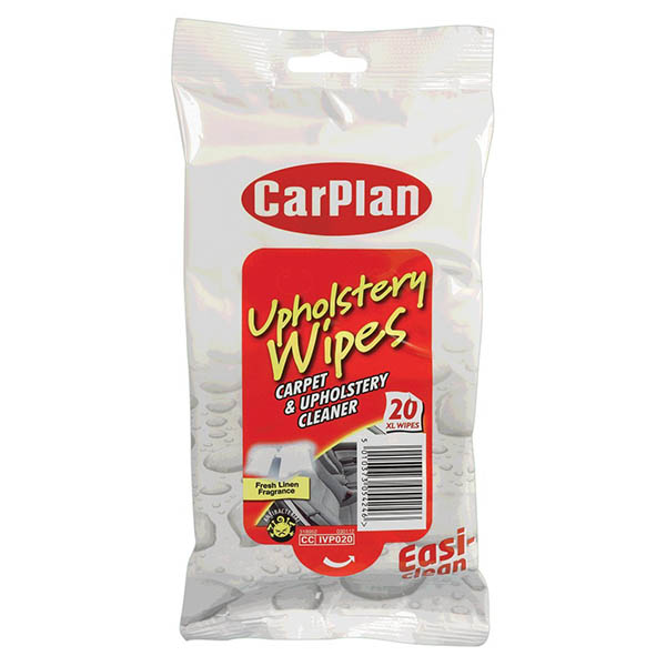 ΠΑΝΑΚΙΑ ΚΑΘΑΡΙΣΜΟΥ ΤΑΠΕΤΣΑΡΙΑΣ 20ΤΕΜ CARPLAN UPHOLSTERY WIPES