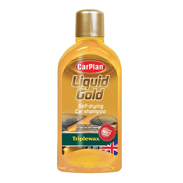 ΣΑΜΠΟΥΑΝ ΠΟΥ ΣΤΕΓΝΩΝΕΙ ΜΟΝΟ ΤΟΥ CARPLAN TRIPLEWAX LIQUID GOLD 1LTR