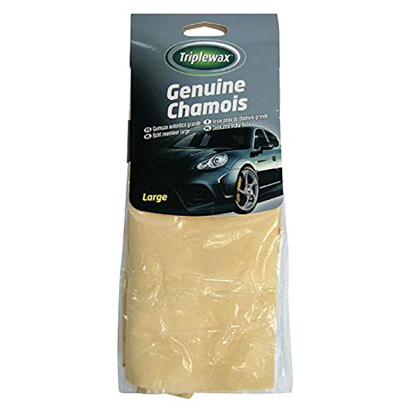 ΔΕΡΜΑ ΓΝΗΣΙΟ ΣΑΜΟΥΑ (CHAMOIS) /ΠΕΤΣΙ CARPLAN TRIPLEWAX GENUINE CHAMOIS