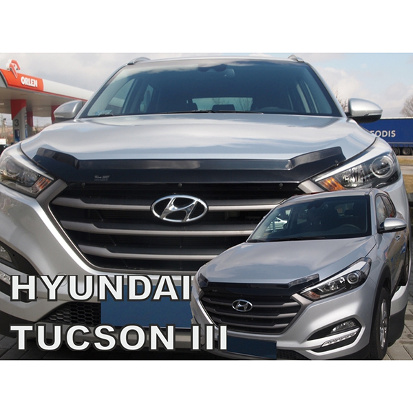 HYUNDAI TUCSON 3 2015+ ΑΝΕΜΟΘΡΑΥΣΤΗΣ ΚΑΠΩ ΑΥΤΟΚΙΝΗΤΟΥ ΑΠΟ ΕΥΚΑΜΠΤΟ ΦΙΜΕ ΠΛΑΣΤΙΚΟ HEKO - 1 ΤΕΜ.