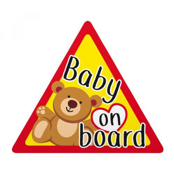 BABY ON BOARD ΕΝΔΕΙΞΗ ΣΤΑΤΙΚΟ 128x112mm