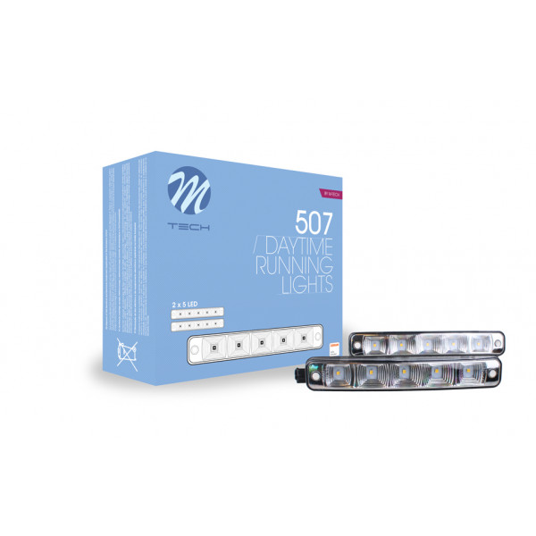 ΠΡΟΣΘΕΤΟ DAYTIME DRL LD507SE 12V - OSRAM - ΔΙΕΘΝΕΣ ΜΕ 5HP LED - 190 Χ 43 Χ 32mm - 2 ΤΕΜ. M-TECH