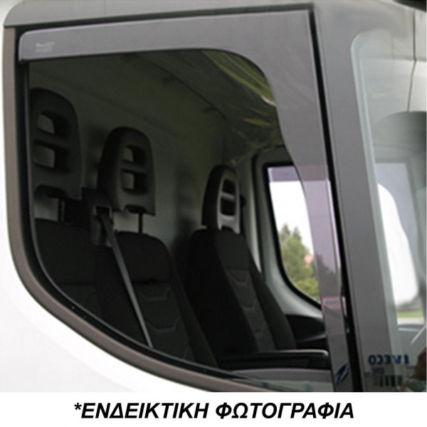 MERCEDES SPRINTER 1995-2006 ΖΕΥΓΑΡΙ ΕΞΩΤΕΡΙΚΟΙ ΑΥΤΟΚΟΛΛΗΤΟΙ ΑΝΕΜΟΘΡΑΥΣΤΕΣ VAN ΑΠΟ ΕΥΚΑΜΠΤΟ ΦΙΜΕ ΠΛΑΣΤΙΚΟ HEKO (Μ49 X Υ57 cm) - 2 ΤΕΜ.