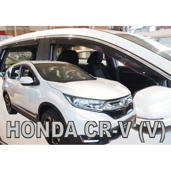 HONDA CR-V 5D 2018+  ΣΕΤ ΑΝΕΜΟΘΡΑΥΣΤΕΣ ΑΥΤΟΚΙΝΗΤΟΥ ΑΠΟ ΕΥΚΑΜΠΤΟ ΦΙΜΕ ΠΛΑΣΤΙΚΟ HEKO - 4 ΤΕΜ.