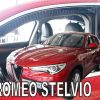 ALFA ROMEO STELVIO 5D 2017+ ΖΕΥΓΑΡΙ ΑΝΕΜΟΘΡΑΥΣΤΕΣ ΑΠΟ ΕΥΚΑΜΠΤΟ ΦΙΜΕ ΠΛΑΣΤΙΚΟ HEKO - 2 ΤΕΜ.