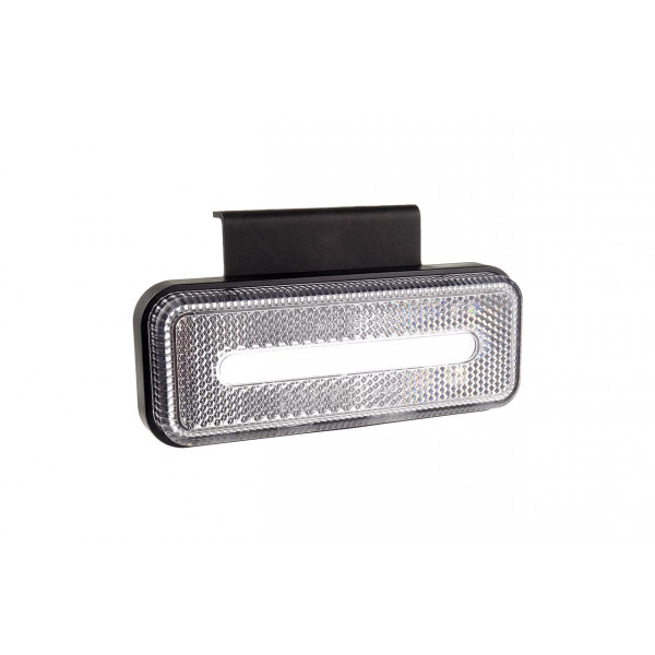 ΦΩΣ ΟΓΚΟΥ ΦΟΡΤΗΓΟΥ LED ΛΕΥΚΟ 10-30V 124x49x22mm ΑΔΙΑΒΡΟΧΟ OM-02-W AMIO 1ΤΕΜ.