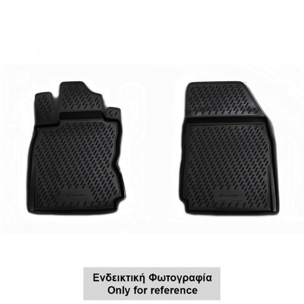 SUBARU XV 12-16 2Η ΣΕΙΡΑ ΚΑΘΙΣΜΑΤΩΝ  ΜΑΡΚΕ ΠΑΤΑΚΙΑ ΣΕ ΣΚΑΦΗ NOVLINE (ΜΑΥΡΟ) - 2 ΤΕΜ.