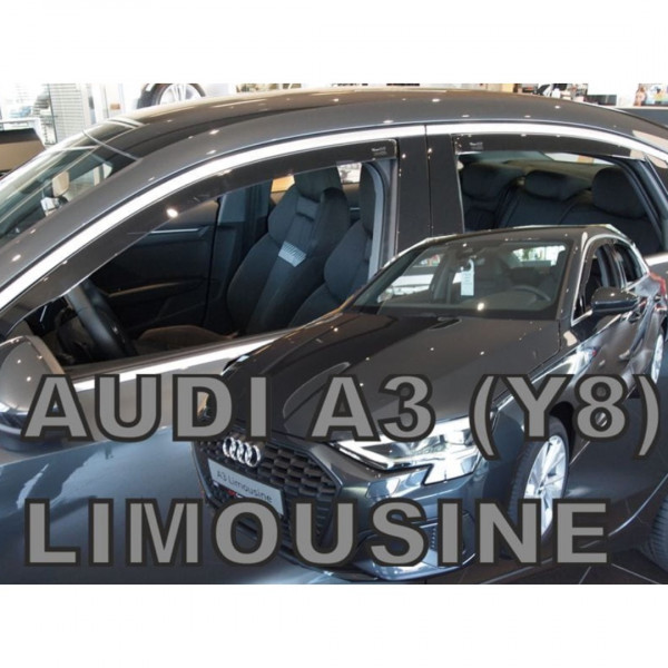 AUDI A3  Y8 LIM. 4D 2020+ ΣΕΤ ΑΝΕΜΟΘΡΑΥΣΤΕΣ ΑΥΤΟΚΙΝΗΤΟΥ ΑΠΟ ΕΥΚΑΜΠΤΟ ΦΙΜΕ ΠΛΑΣΤΙΚΟ HEKO - 4 ΤΕΜ.