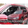 SSANGYONG KORANDO 5D 2019+ ΣΕΤ ΑΝΕΜΟΘΡΑΥΣΤΕΣ ΑΥΤΟΚΙΝΗΤΟΥ ΑΠΟ ΕΥΚΑΜΠΤΟ ΦΙΜΕ ΠΛΑΣΤΙΚΟ HEKO - 4 ΤΕΜ.